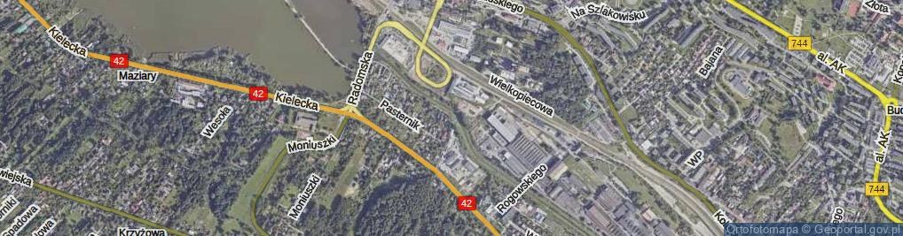 Zdjęcie satelitarne Nad Kamienną ul.