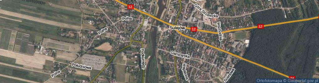 Zdjęcie satelitarne Nadrzeczna ul.