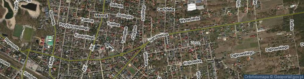 Zdjęcie satelitarne Narutowicza Gabriela ul.