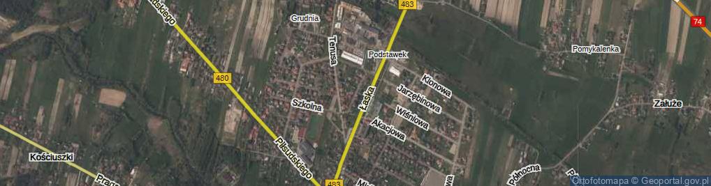 Zdjęcie satelitarne Narutowicza Gabriela ul.