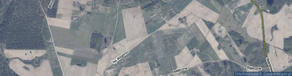 Zdjęcie satelitarne Na Wzgórzu ul.