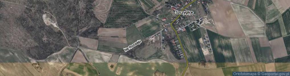 Zdjęcie satelitarne Na Rozstaju ul.