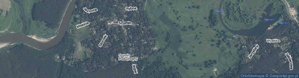 Zdjęcie satelitarne Nad Łąkami ul.