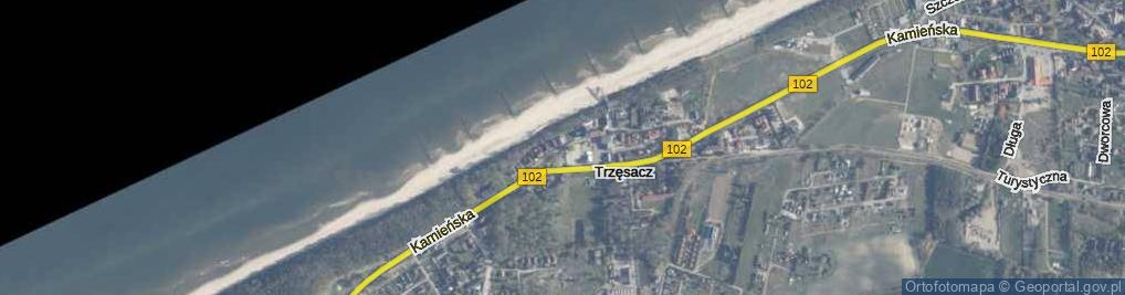 Zdjęcie satelitarne Nadmorska ul.