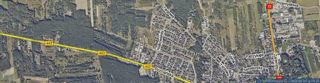 Zdjęcie satelitarne Nałkowskiej Zofii ul.