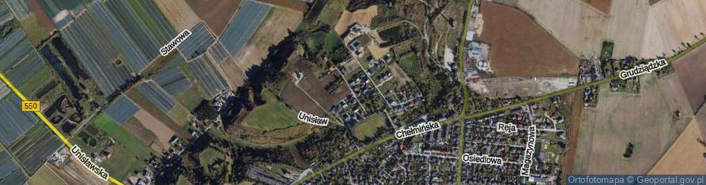 Zdjęcie satelitarne Na Skarpę ul.