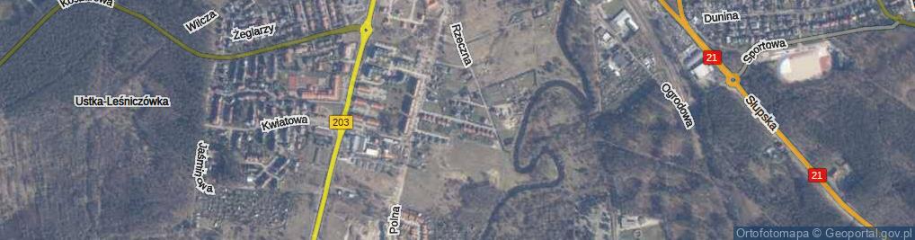 Zdjęcie satelitarne Nad Słupią ul.