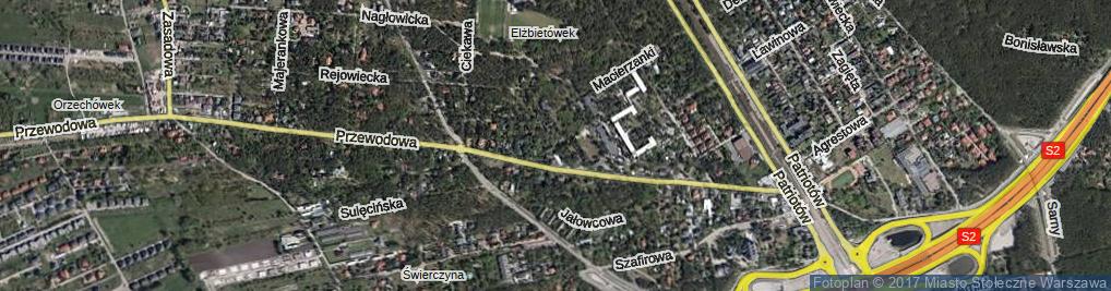 Zdjęcie satelitarne Nadarzyńska ul.