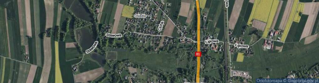 Zdjęcie satelitarne Nad Młynką ul.