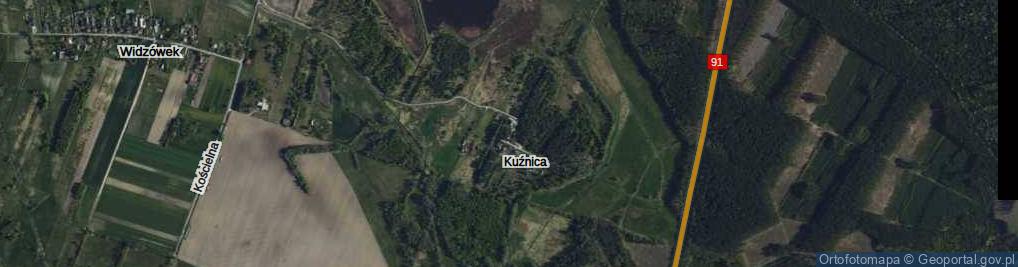 Zdjęcie satelitarne Nadrzeczna ul.