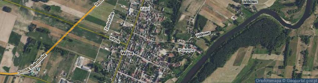 Zdjęcie satelitarne Nadnarwiańska ul.