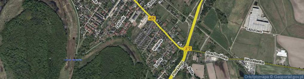 Zdjęcie satelitarne Nadolicka ul.