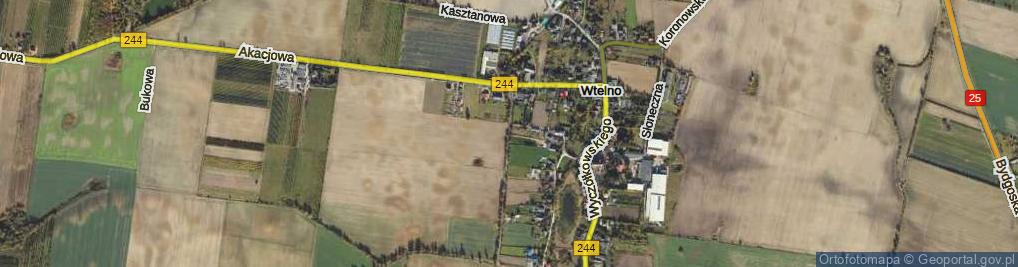 Zdjęcie satelitarne Nad Torem ul.