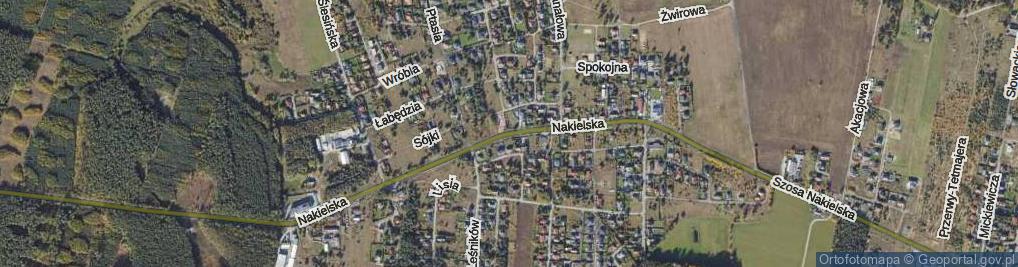 Zdjęcie satelitarne Nakielska ul.
