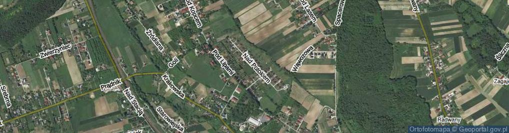 Zdjęcie satelitarne Nad Potokiem ul.