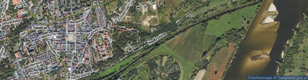 Zdjęcie satelitarne Nadbrzeżna ul.
