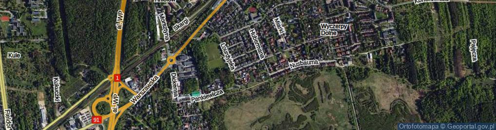 Zdjęcie satelitarne Nenckiego Marcelego ul.