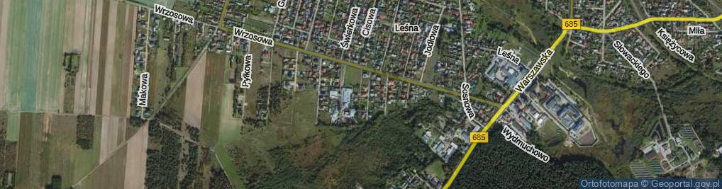 Zdjęcie satelitarne Nektarowa ul.