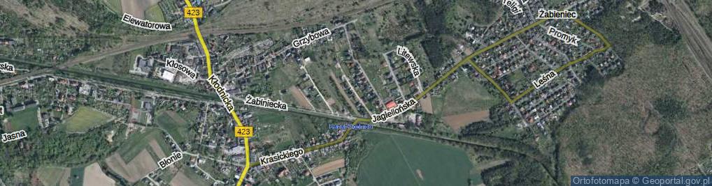 Zdjęcie satelitarne Nektarowa ul.