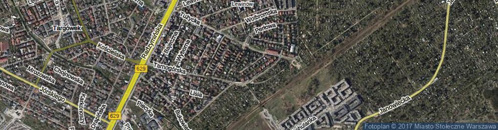 Zdjęcie satelitarne Nefrytowa ul.