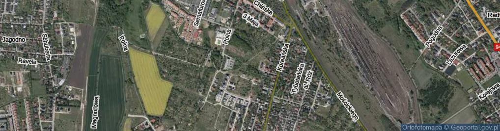 Zdjęcie satelitarne Nepalska ul.