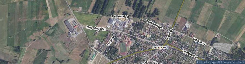 Zdjęcie satelitarne Niepodległości ul.
