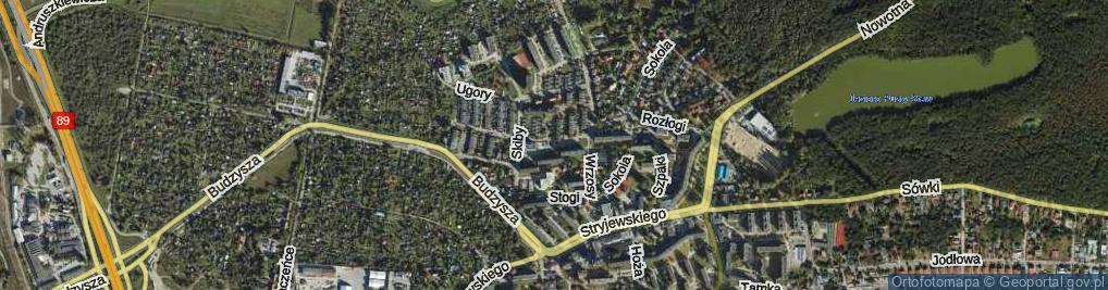 Zdjęcie satelitarne Niska ul.