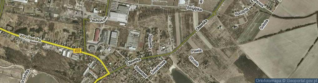 Zdjęcie satelitarne Niklowa ul.