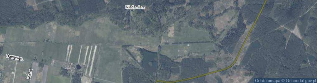 Zdjęcie satelitarne Niedamierz ul.