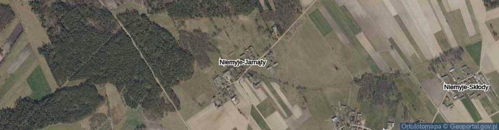 Zdjęcie satelitarne Niemyje-Jarnąty ul.