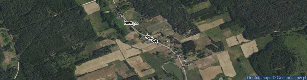 Zdjęcie satelitarne Nietupa ul.