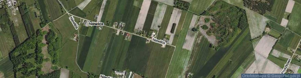 Zdjęcie satelitarne Niewikla ul.