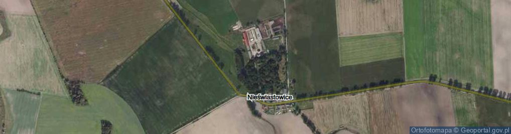 Zdjęcie satelitarne Nieświastowice ul.