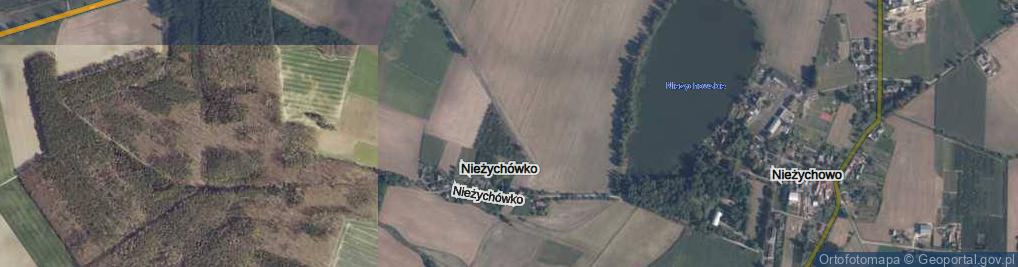 Zdjęcie satelitarne Nieżychówko ul.
