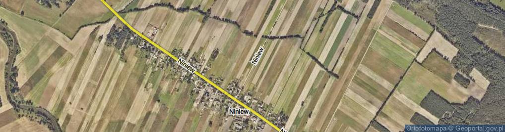 Zdjęcie satelitarne Niniew ul.