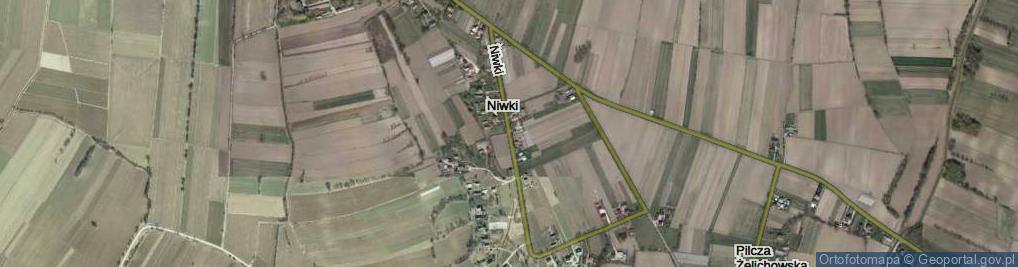 Zdjęcie satelitarne Niwki ul.