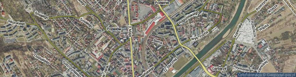 Zdjęcie satelitarne Niemcewicza Juliana Ursyna ul.