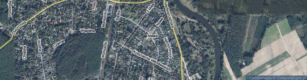 Zdjęcie satelitarne Niepodległości ul.