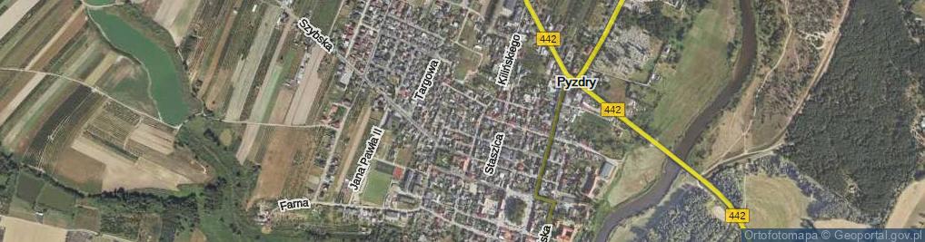 Zdjęcie satelitarne Niecała ul.