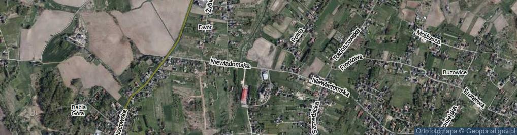 Zdjęcie satelitarne Niewiadomska ul.
