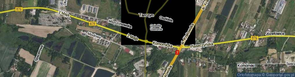 Zdjęcie satelitarne Niecała ul.