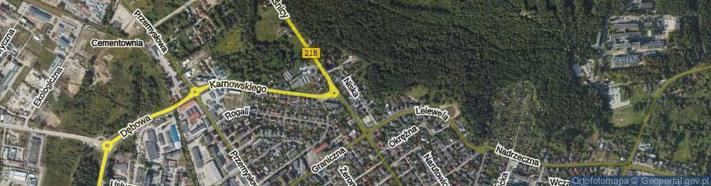 Zdjęcie satelitarne Niska ul.