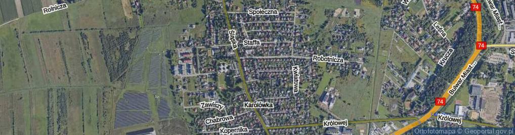 Zdjęcie satelitarne Niska ul.