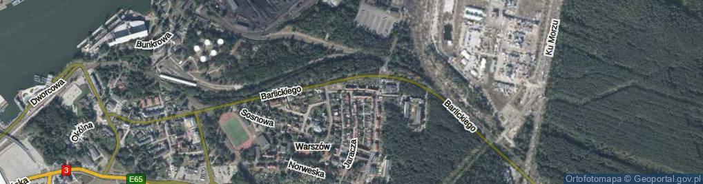 Zdjęcie satelitarne Niecała ul.