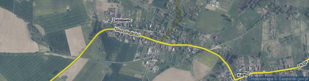 Zdjęcie satelitarne Niepodległości ul.