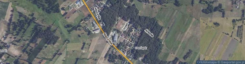 Zdjęcie satelitarne Nowa ul.