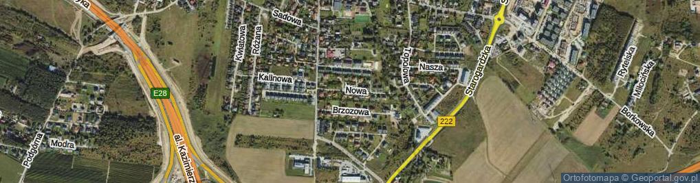 Zdjęcie satelitarne Nowa ul.