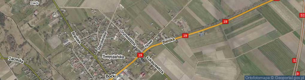 Zdjęcie satelitarne Nowe Osiedle os.