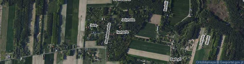 Zdjęcie satelitarne Norberta ul.