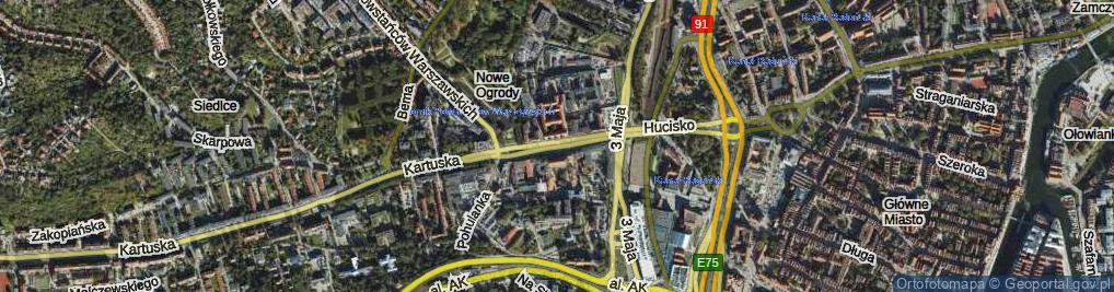 Zdjęcie satelitarne Nowe Ogrody ul.
